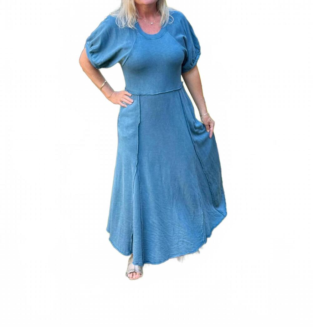 NEW SIMPLY SOUTHERN vivian midi dress in river